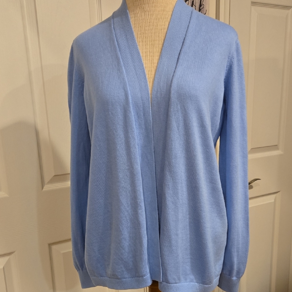 L.L. Bean Soft Blue Women's Cardigan